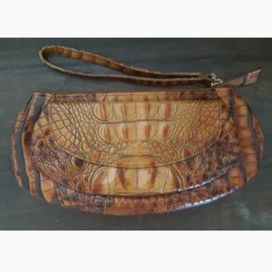 Brahmin Alligator Clutch Wristlet